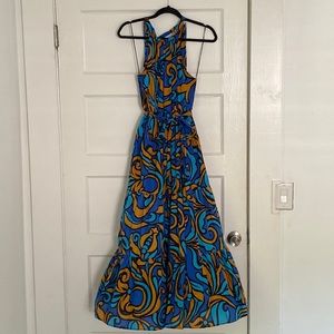 Zara printed midi dress, size small